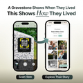Memorial QR Tile - Lifetime Memory Portal for Gravestones